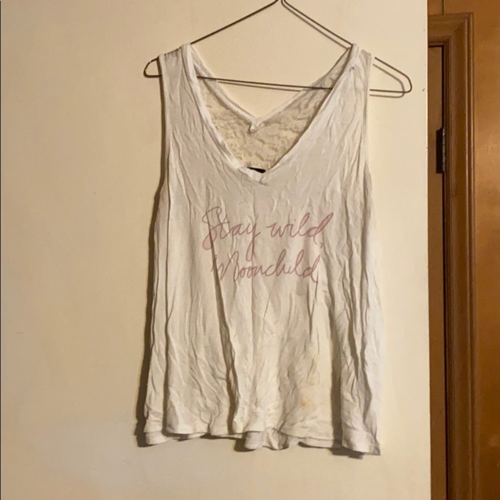 Lack Back Tank Top